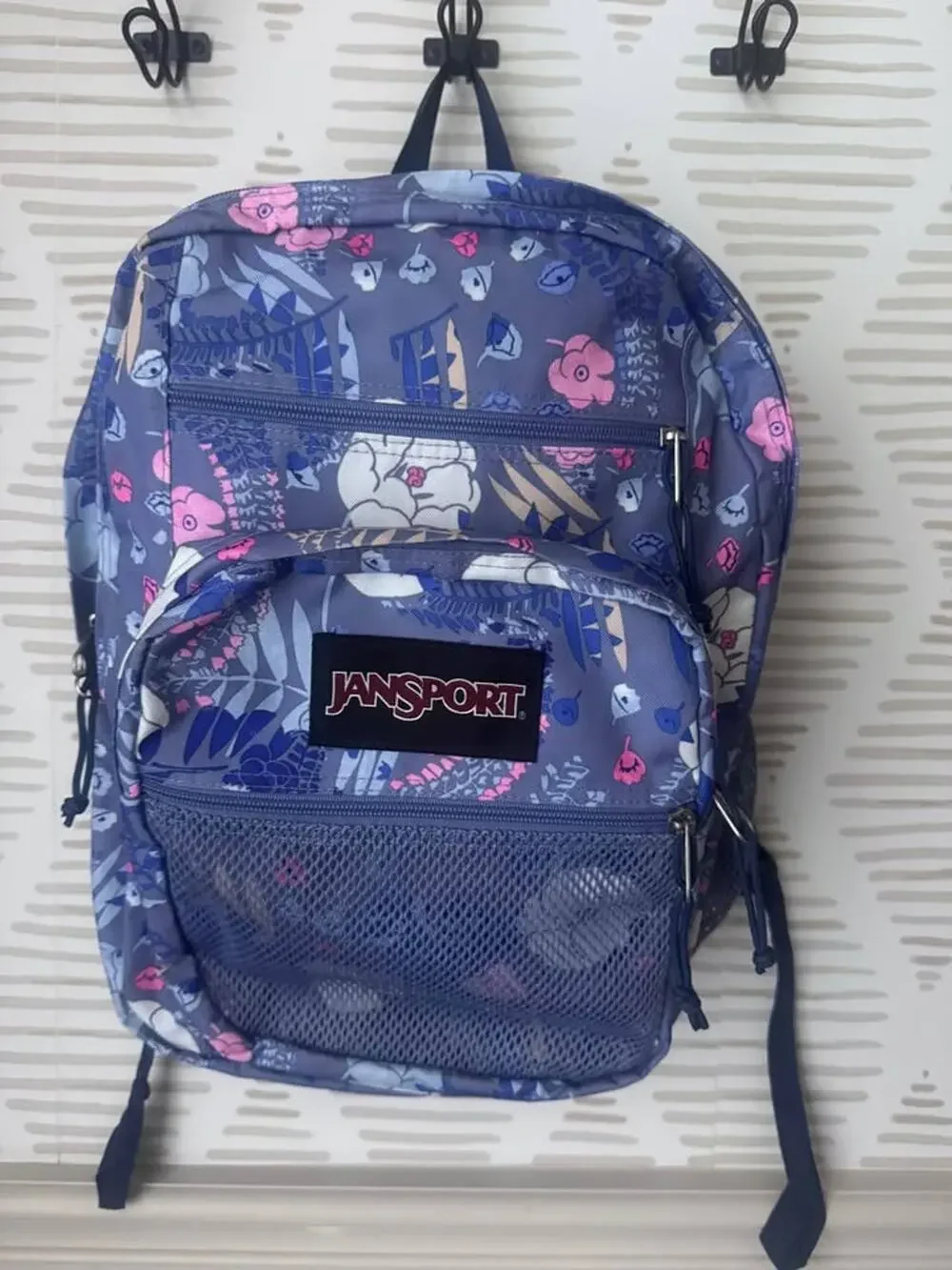 JanSport Big Student Floral Backpack